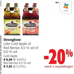 Colruyt Strongbow cider aanbieding