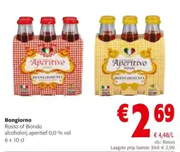 Colruyt Bongiorno aperitief aanbieding
