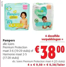 Colruyt Pampers alle luiers aanbieding