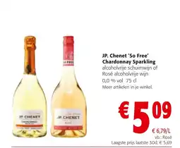 Colruyt JP Chenet So Free Chardonnay Sparkling aanbieding