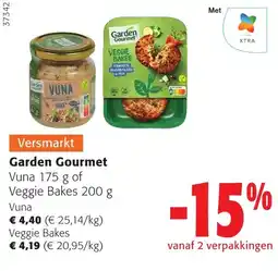 Colruyt Garden Gourmet Vuna Veggie Bakes aanbieding