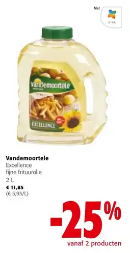 Colruyt Vandemoortele Excellence fijne frituurolie aanbieding