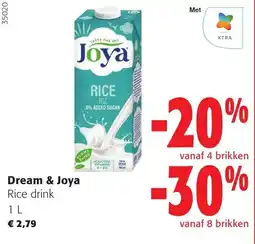 Colruyt Dream & Joya Rice drink aanbieding