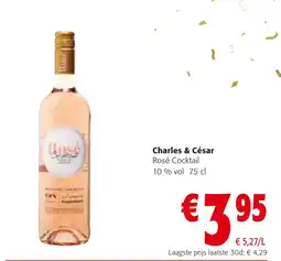 Colruyt Charles & César Rosé Cocktail aanbieding
