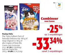 Colruyt Purina Felix Crispies Party Mix aanbieding