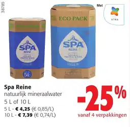 Colruyt Spa Reine natuurlijk mineraalwater aanbieding