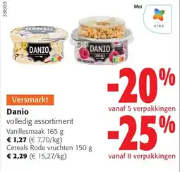 Colruyt Danio volledig assortiment aanbieding