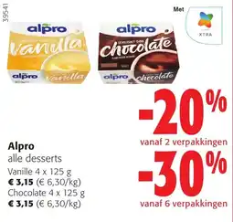 Colruyt Alpro alle desserts aanbieding