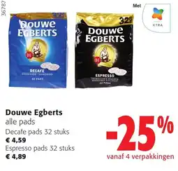 Colruyt Douwe Egberts alle pads aanbieding