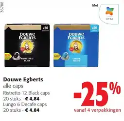 Colruyt Douwe Egberts alle caps aanbieding