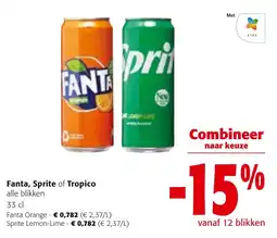 Colruyt Fanta, Sprite of Tropico aanbieding