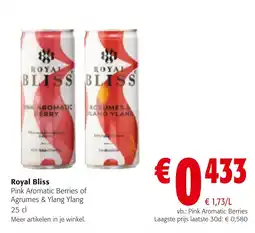 Colruyt Royal bliss pink aromatic berries of agrumes & ylang ylang aanbieding