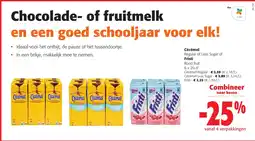Colruyt Chocolade- of fruitmelk aanbieding