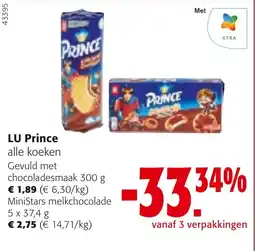 Colruyt LU Prince alle koeken aanbieding