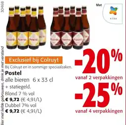 Colruyt Postel alle bieren aanbieding
