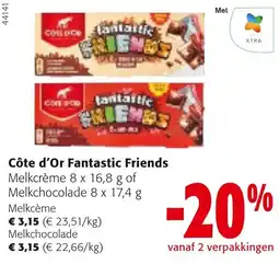 Colruyt Côte d'Or Fantastic Friends aanbieding