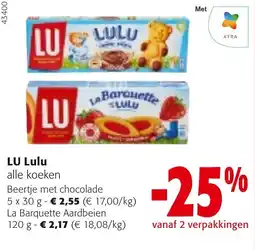 Colruyt LU Lulu alle koeken aanbieding