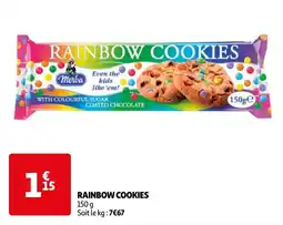 Auchan rainbow cookies aanbieding