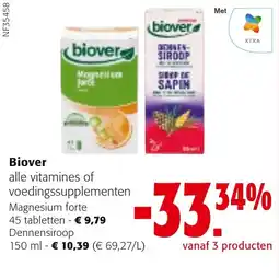 Colruyt Biover Magnesium forte Dennensiroop aanbieding