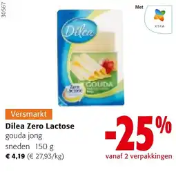 Colruyt Dilea Zero Lactose gouda jong aanbieding