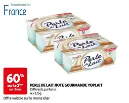Auchan Perle de lait note gourmande yoplait aanbieding