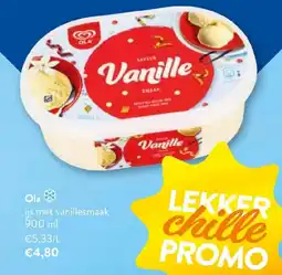 OKay Ola ijs met vanillesmaak aanbieding
