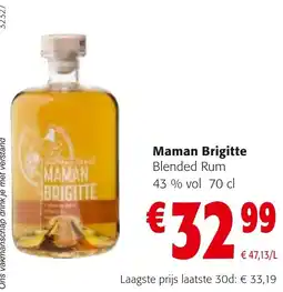 Colruyt Maman brigitte blended rum aanbieding