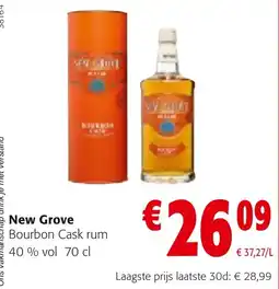 Colruyt New Grove Bourbon Cask rum aanbieding