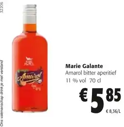 Colruyt Marie Galante Amarol bitter aperitief aanbieding