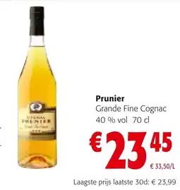 Colruyt Prunier grande fine cognac aanbieding