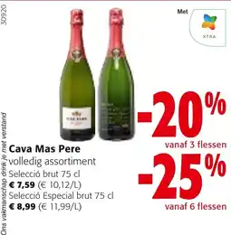 Colruyt Cava Mas Pere volledig assortiment aanbieding