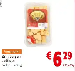 Colruyt Grimbergen abdijkaas blokjes aanbieding