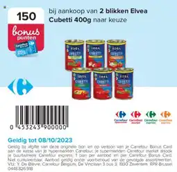 Carrefour Elvea Cubetti aanbieding