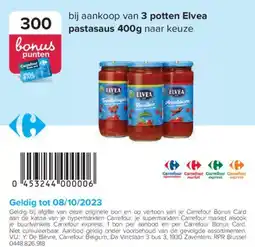 Carrefour Elvea pastasaus aanbieding