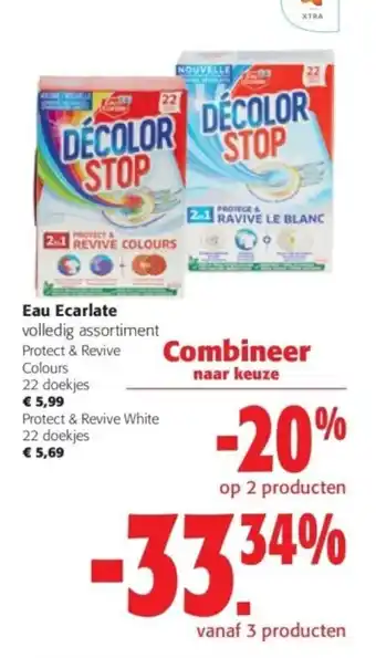 Colruyt Eau Ecarlate volledig assortiment aanbieding