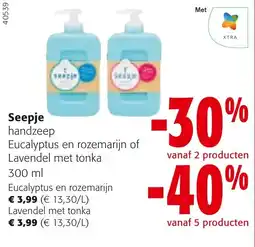 Colruyt Seepje handzeep aanbieding