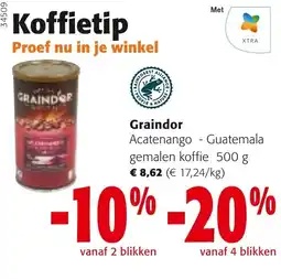Colruyt Graindor gemalen koffie aanbieding
