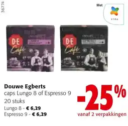 Colruyt Douwe Egberts caps Lungo 8 of Espresso 9 aanbieding