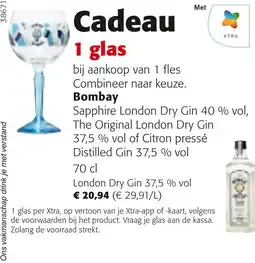 Colruyt Cadeau 1 glas aanbieding