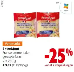 Colruyt Franse emmentaler geraspte kaas aanbieding