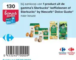 Carrefour starbucks koffiebonen aanbieding