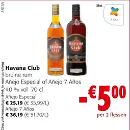 Colruyt Havana Club bruine rum aanbieding