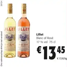 Colruyt Lillet Blanc of Rosé aanbieding