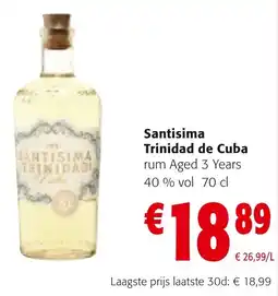 Colruyt Santisima Trinidad de Cuba rum aanbieding