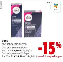 Colruyt Veet alle scheerproducten aanbieding