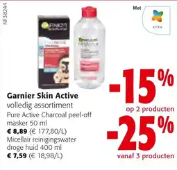 Colruyt Garnier Skin Active volledig assortiment aanbieding