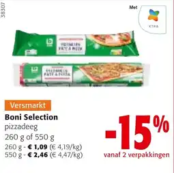 Colruyt Boni Selection pizzadeeg aanbieding