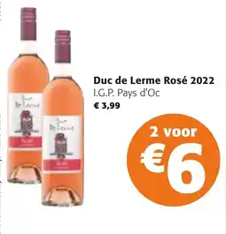 Colruyt Duc de Lermé Rosé 2022 aanbieding