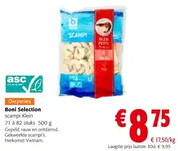 Colruyt Boni Selection scampi Klein aanbieding