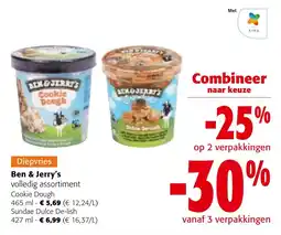 Colruyt Ben & Jerry's volledig assortiment aanbieding
